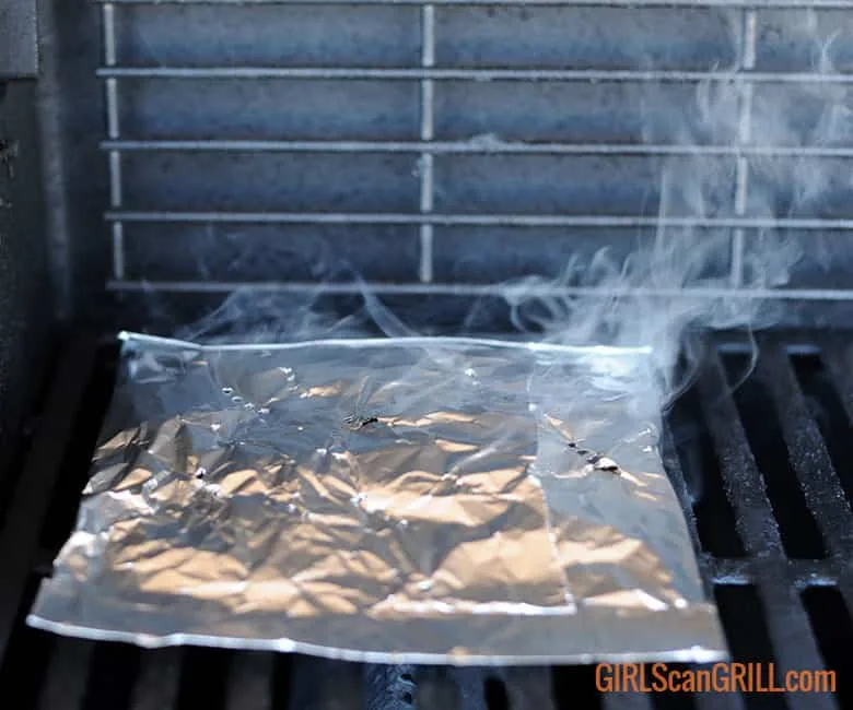 aluminum foil wood chip pouch