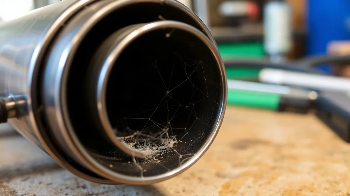 burner tube blockage spider nest