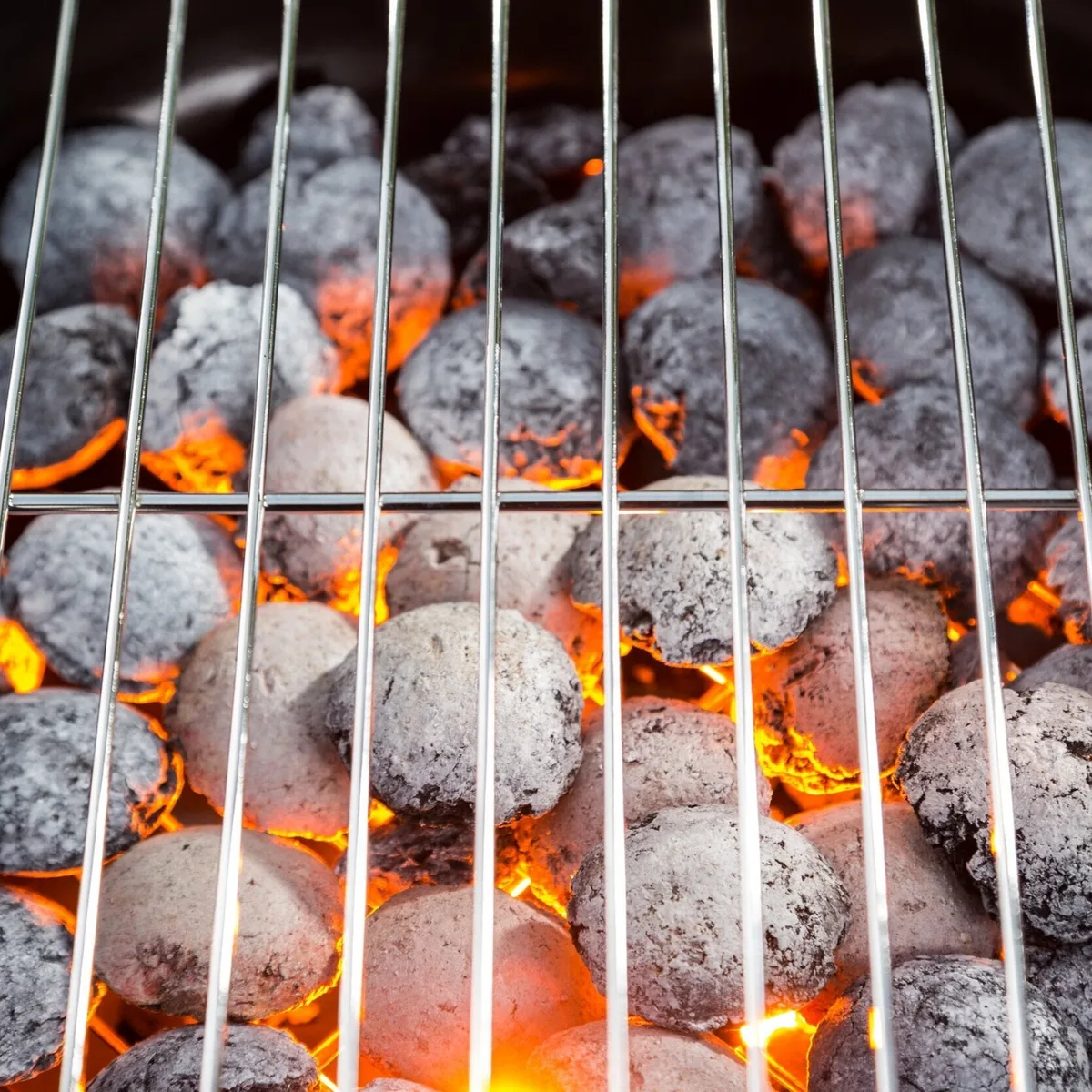 charcoal grill wet coals