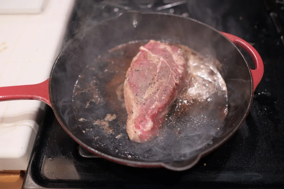 enameled cast iron skillet
