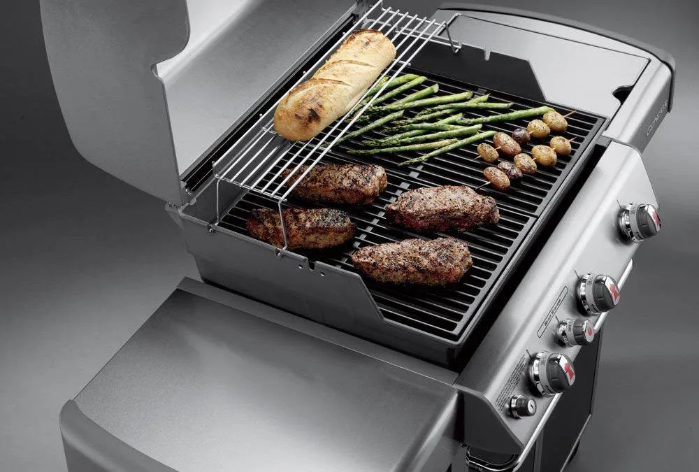gas grill heat zones setup