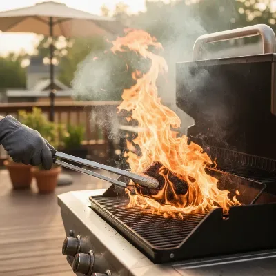 grill flare-up