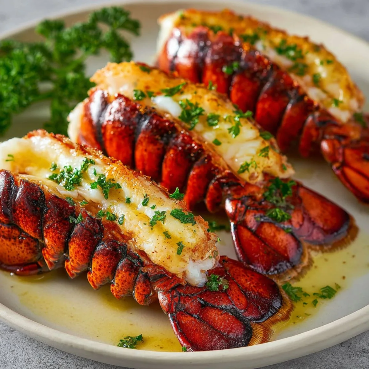 grilled lobster tails on gas grill