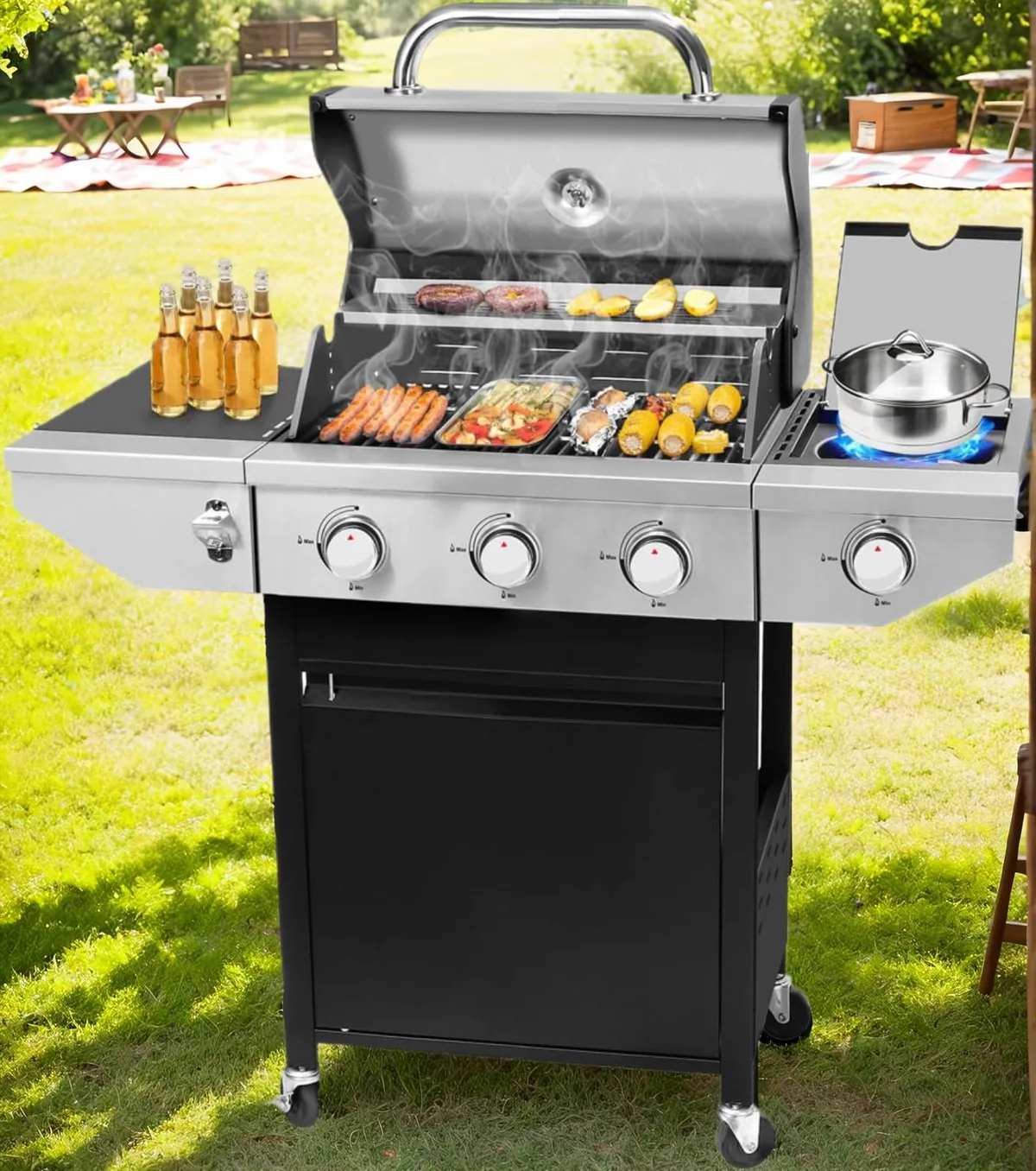 how to inspect a new gas grill before first use