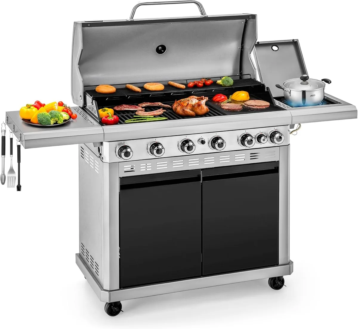 how to prepare a gas grill for first use