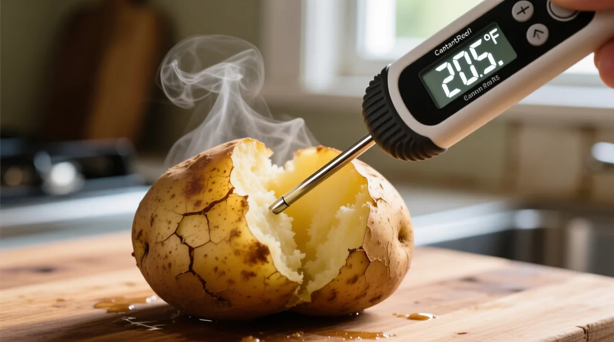 instant-read thermometer potato doneness