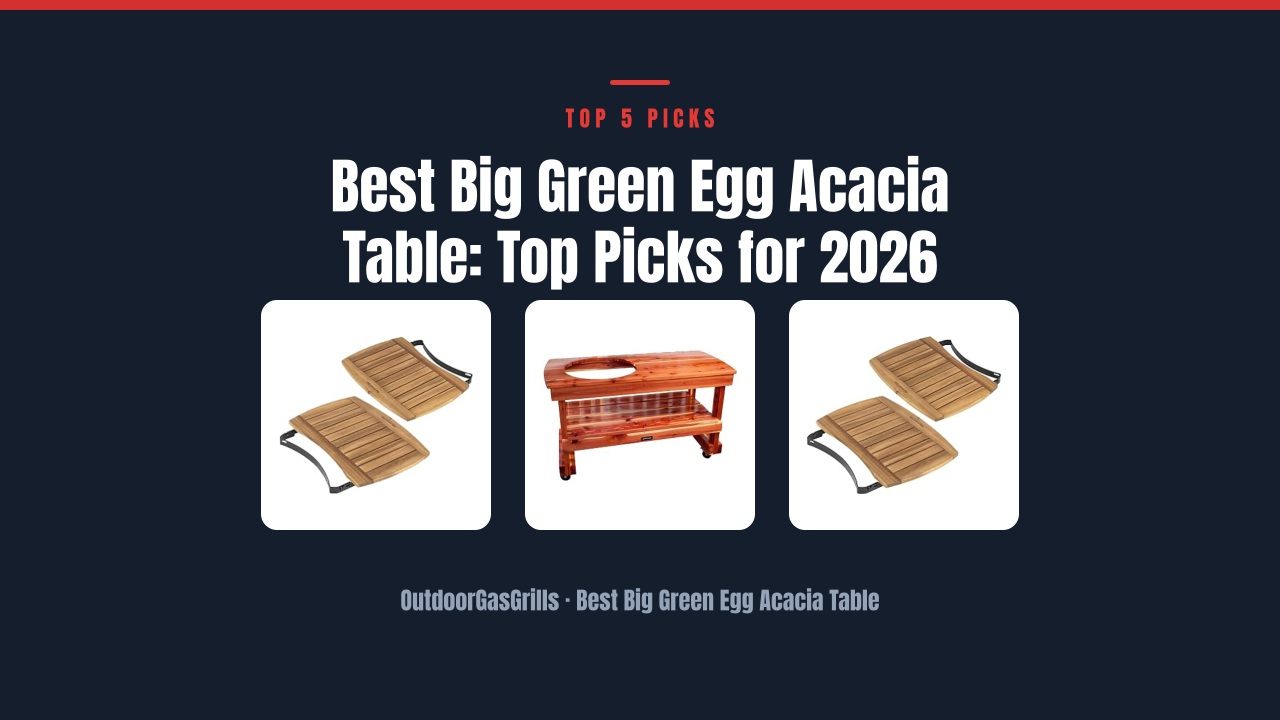 Best Big Green Egg Acacia Table: Top Picks for 2026