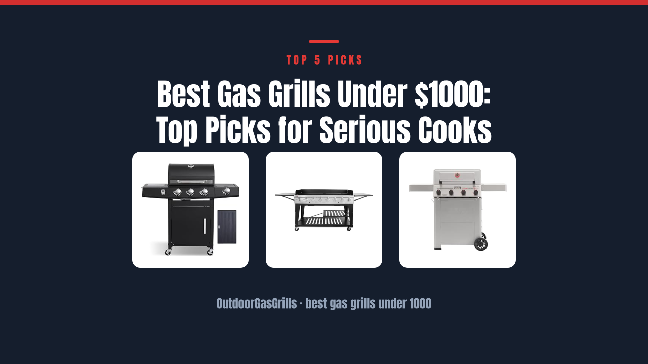 Best Gas Grills Under $1000: Top Picks for Serious Cooks
