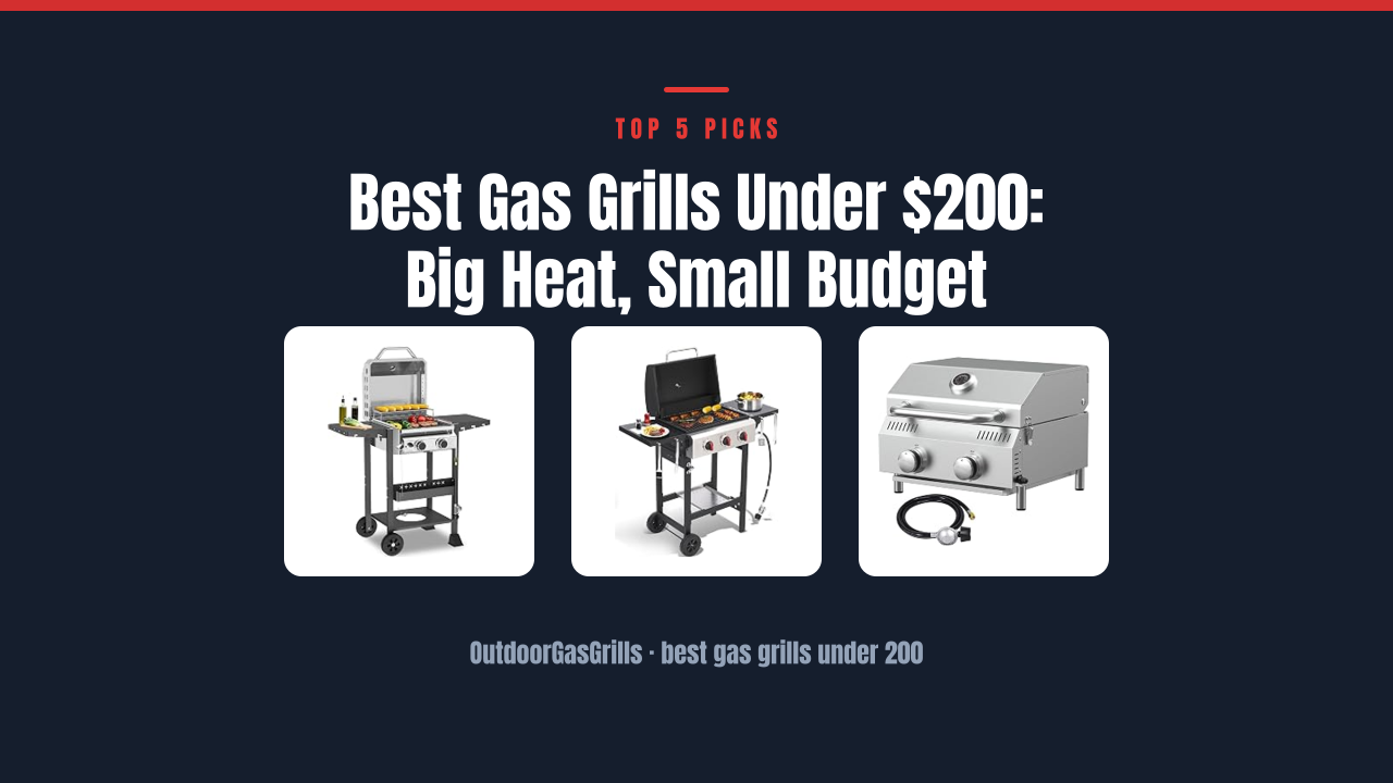 Best Gas Grills Under $200: Big Heat, Small Budget