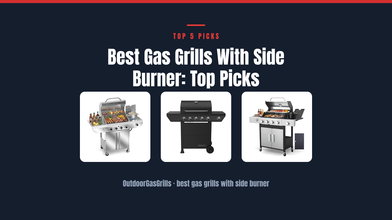 Best Gas Grills With Side Burner: Top Picks