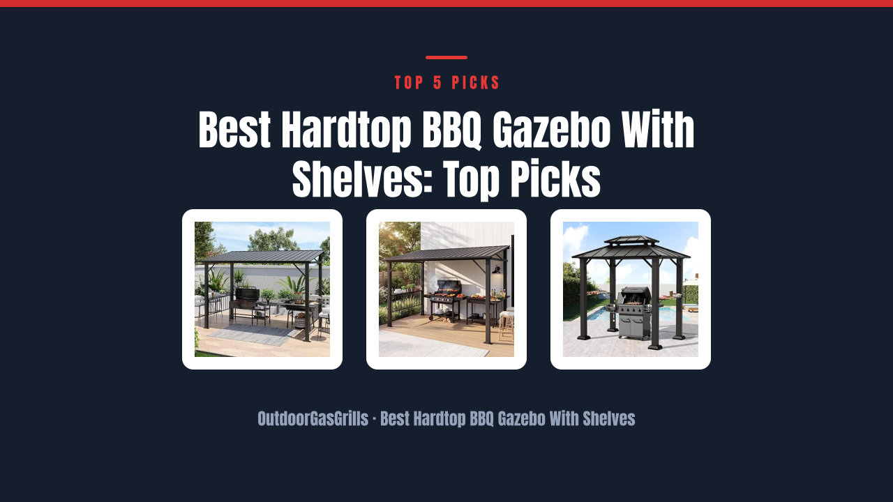 Best Hardtop BBQ Gazebo With Shelves: Top Picks
