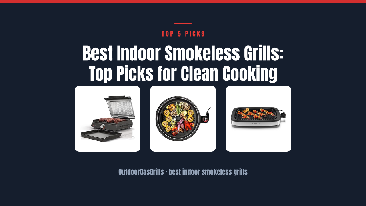 Best Indoor Smokeless Grills: Top Picks for Clean Cooking