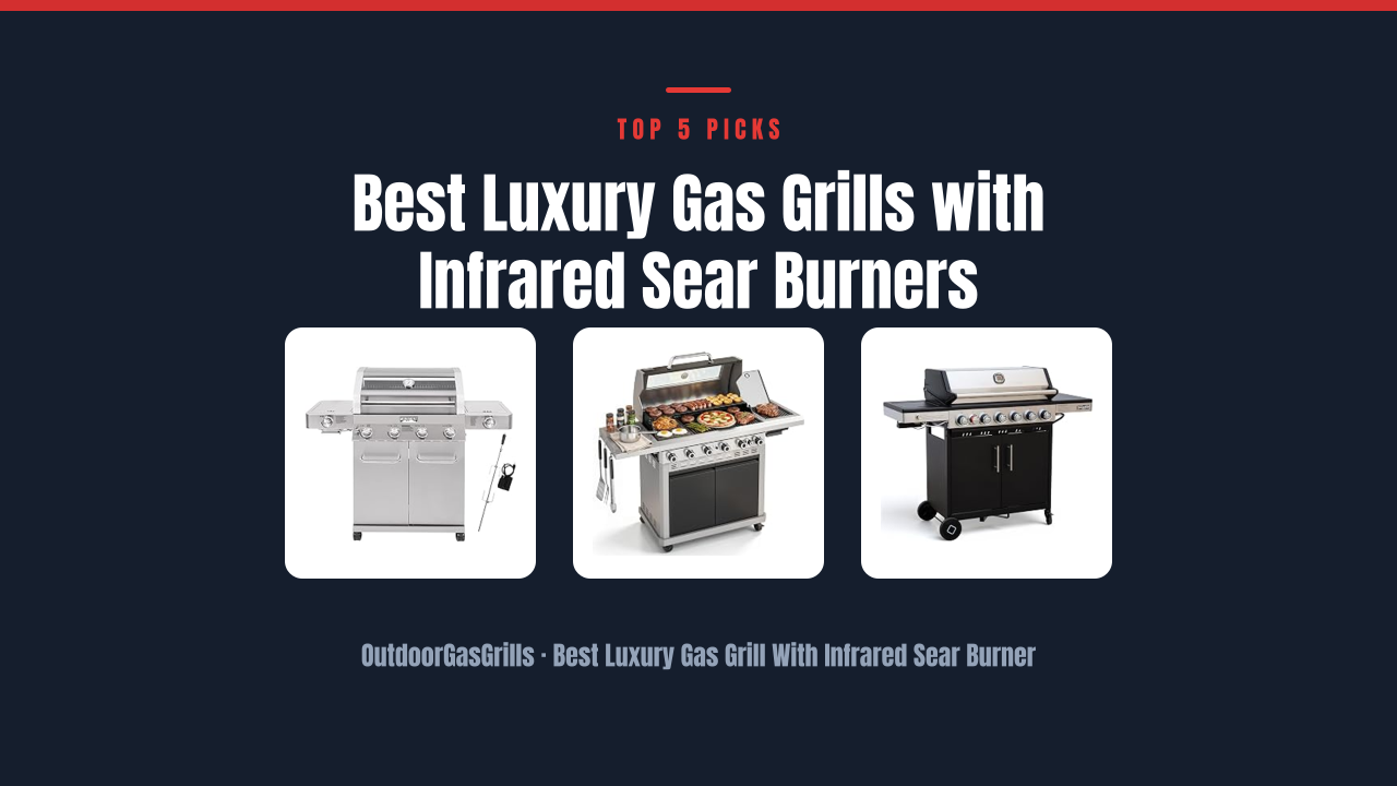 Best Luxury Gas Grills with Infrared Sear Burners