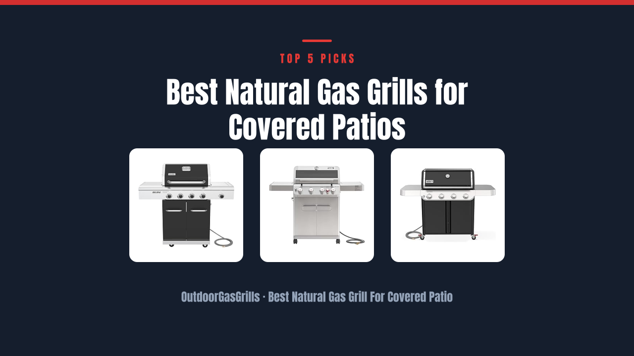 Best Natural Gas Grills for Covered Patios