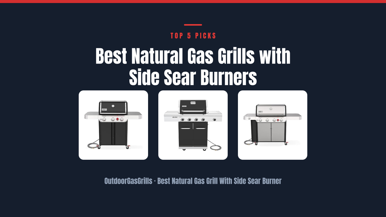 Best Natural Gas Grills with Side Sear Burners