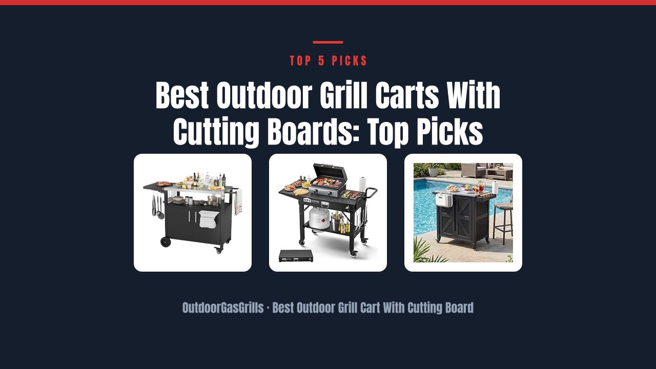 Best Outdoor Grill Carts With Cutting Boards: Top Picks