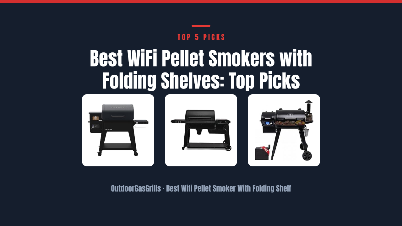 Best WiFi Pellet Smokers with Folding Shelves: Top Picks