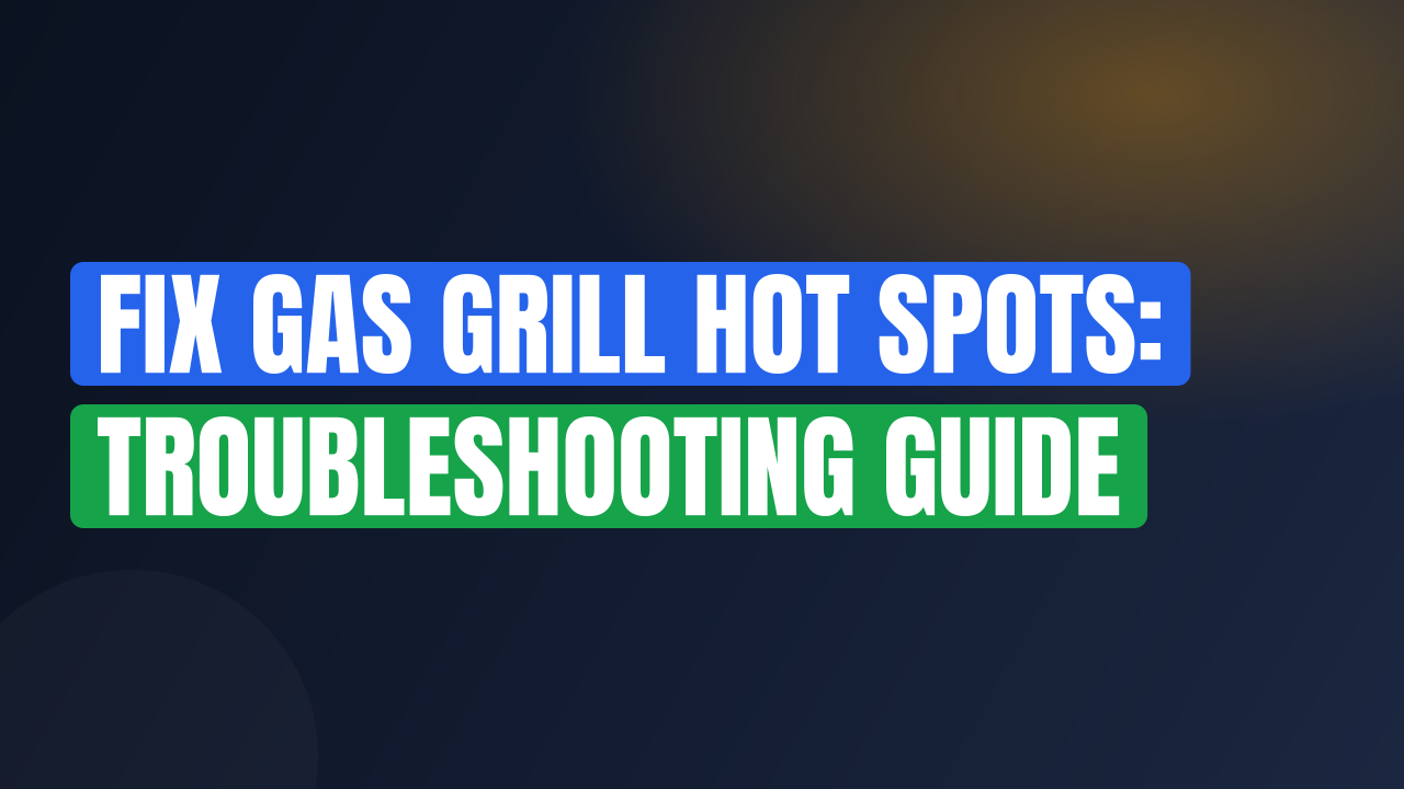 Fix Gas Grill Hot Spots: Troubleshooting Guide