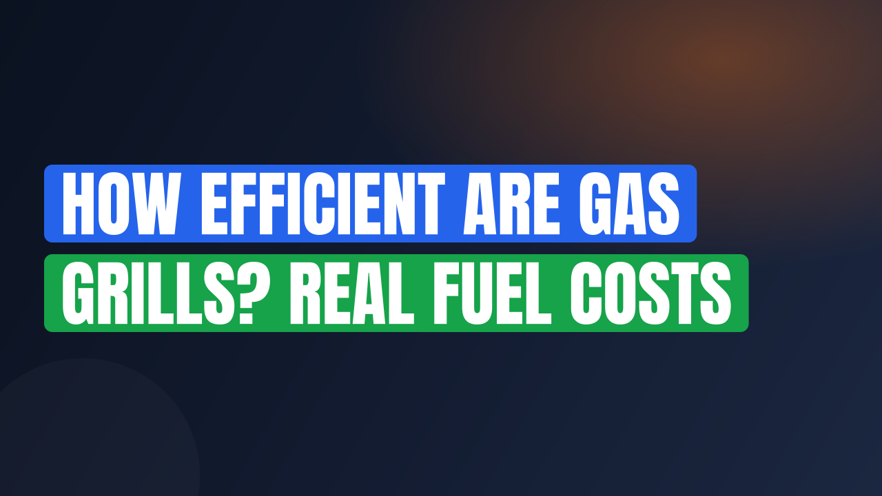 How Efficient Are Gas Grills? Real Fuel Costs