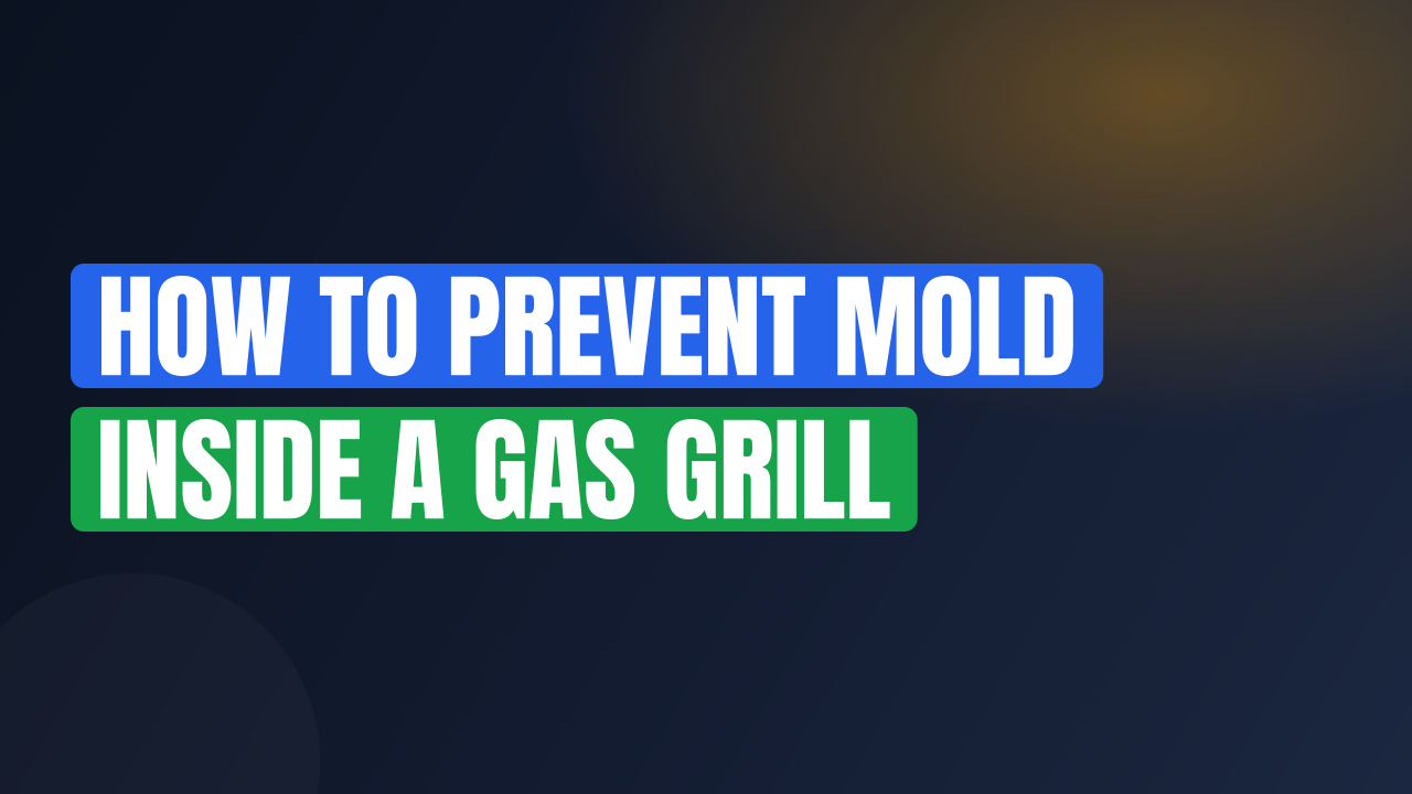 how to prevent mold inside a gas grill