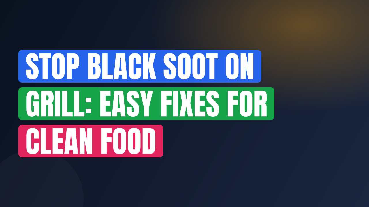 Stop Black Soot on Grill: Easy Fixes for Clean Food