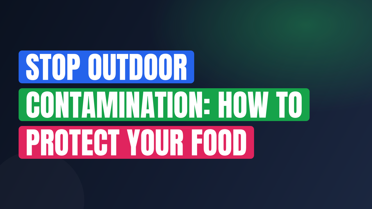 Stop Outdoor Contamination: How to Protect Your Food