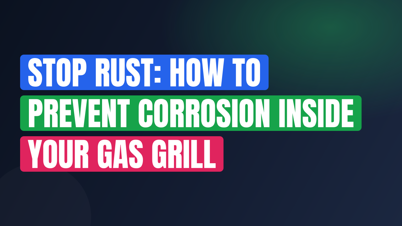 Stop Rust: How to Prevent Corrosion Inside Your Gas Grill