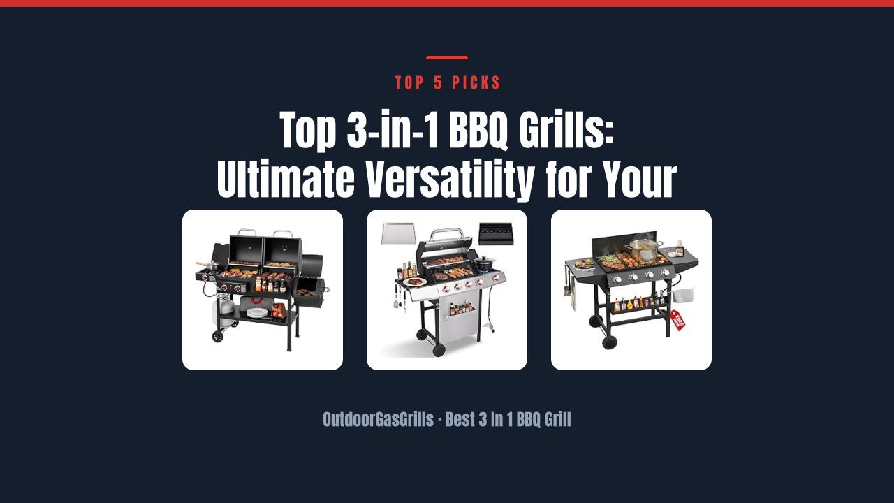 Top 3-in-1 BBQ Grills: Ultimate Versatility for Your