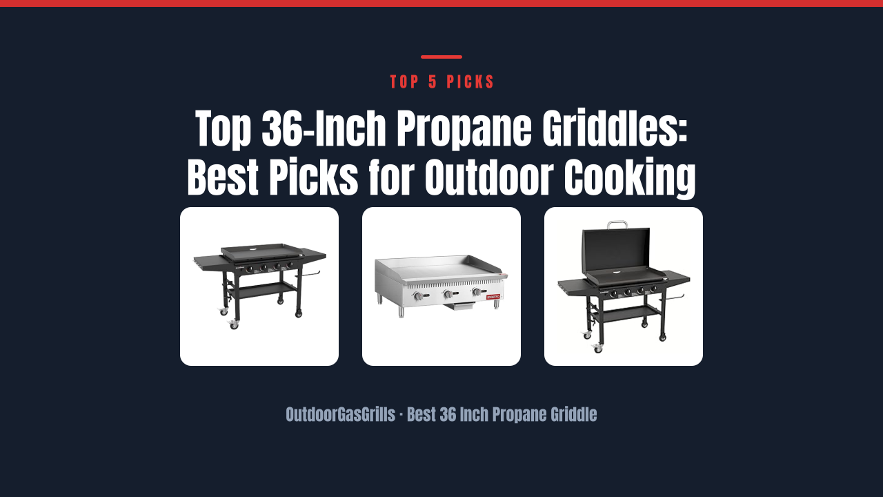 Top 36-Inch Propane Griddles: Best Picks for Outdoor Cooking