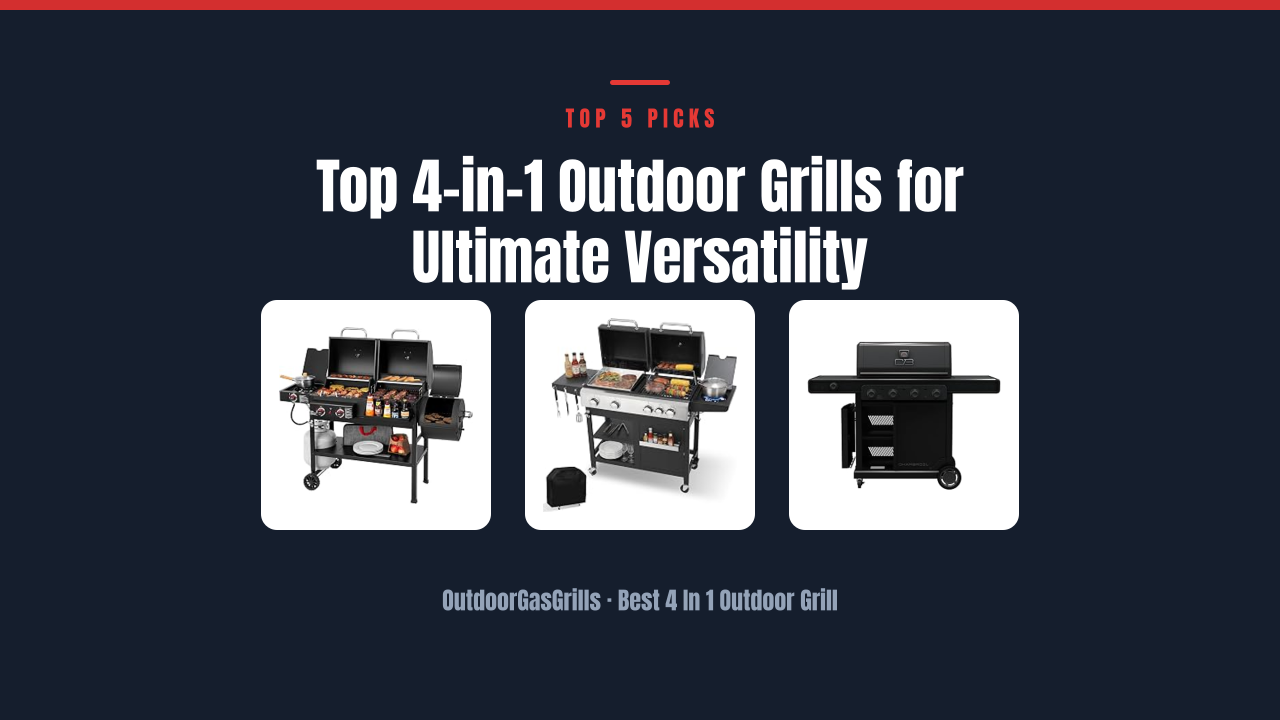 Top 4-in-1 Outdoor Grills for Ultimate Versatility