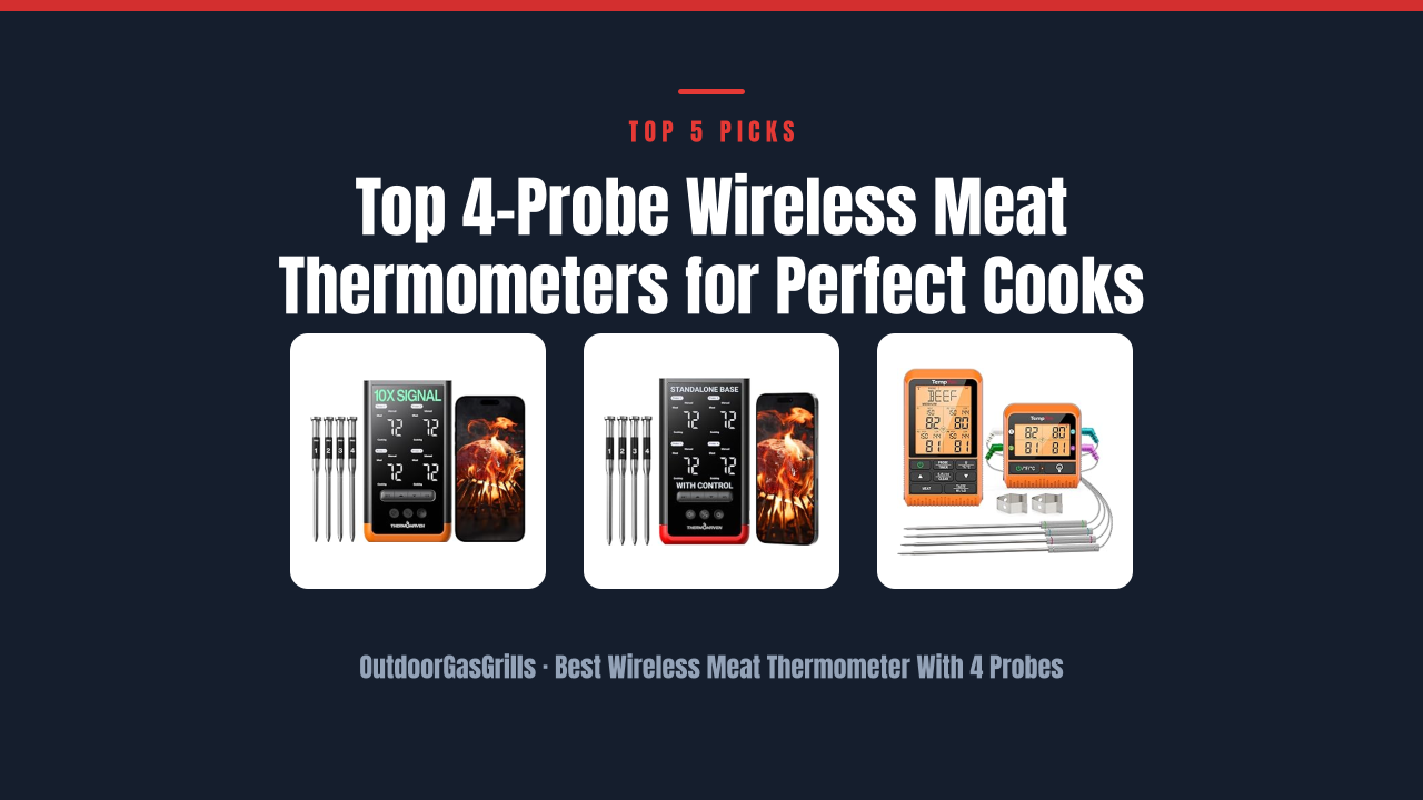 Top 4-Probe Wireless Meat Thermometers for Perfect Cooks
