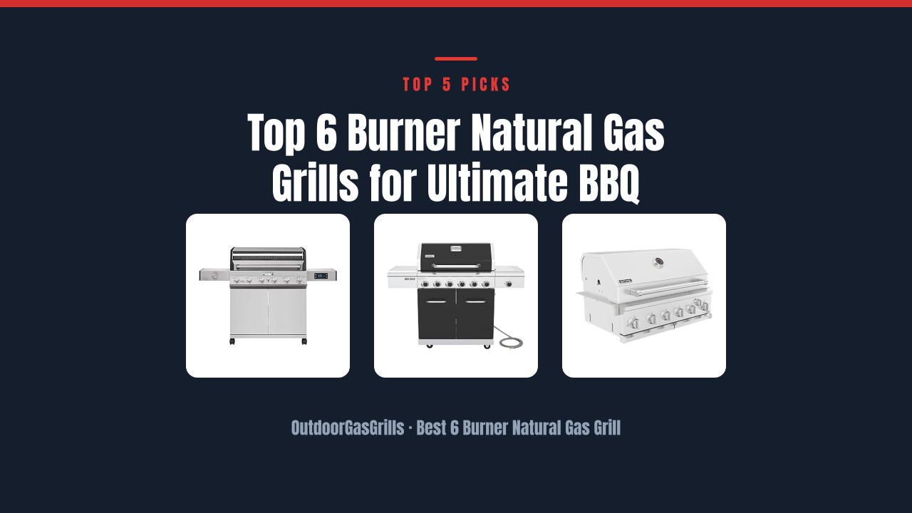 Top 6 Burner Natural Gas Grills for Ultimate BBQ Control