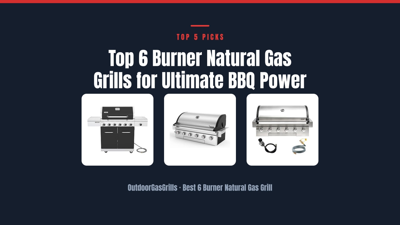 Top 6 Burner Natural Gas Grills for Ultimate BBQ Power