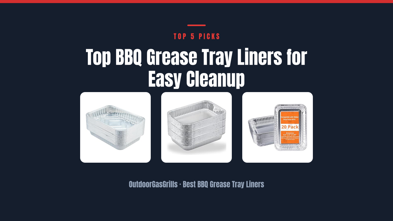 Top BBQ Grease Tray Liners for Easy Cleanup
