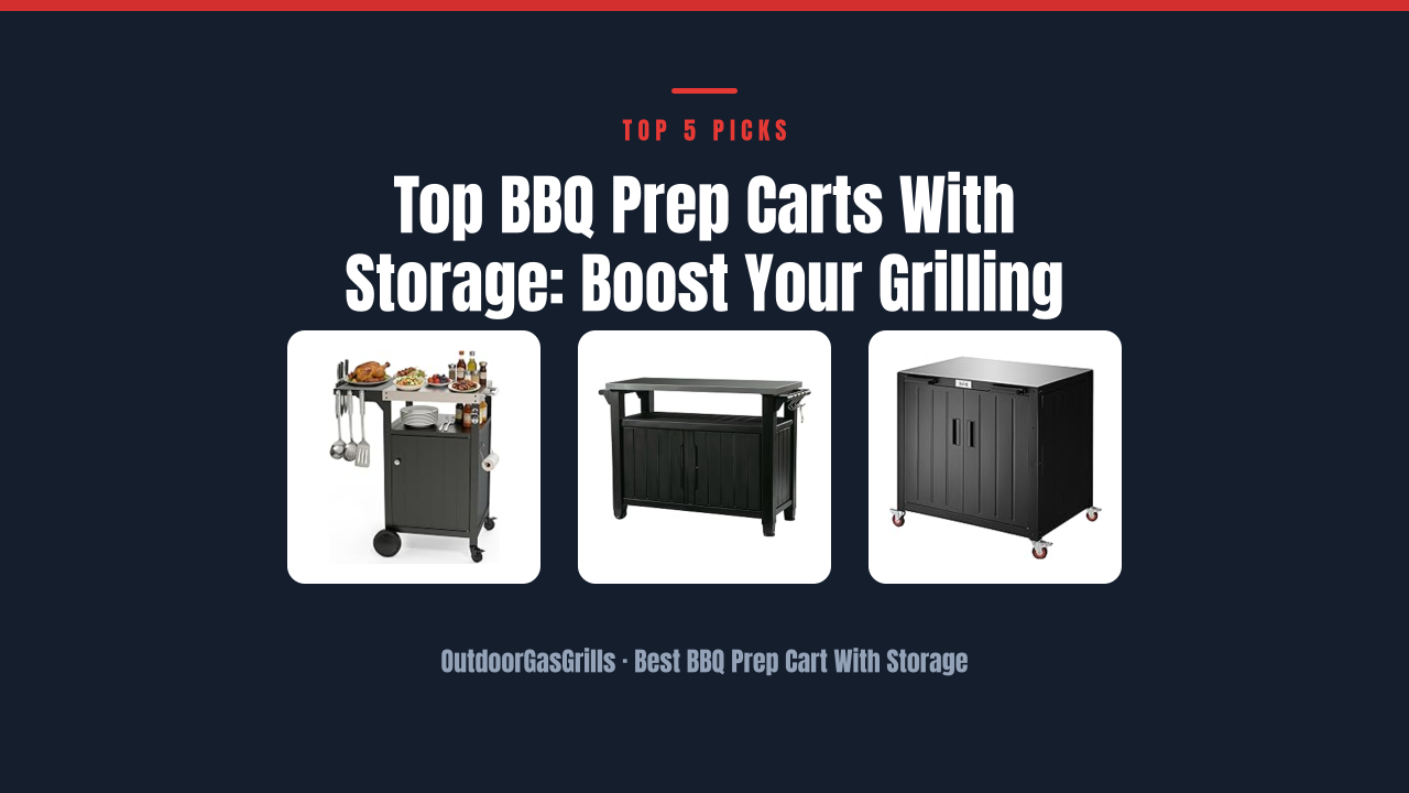 Top BBQ Prep Carts With Storage: Boost Your Grilling Game