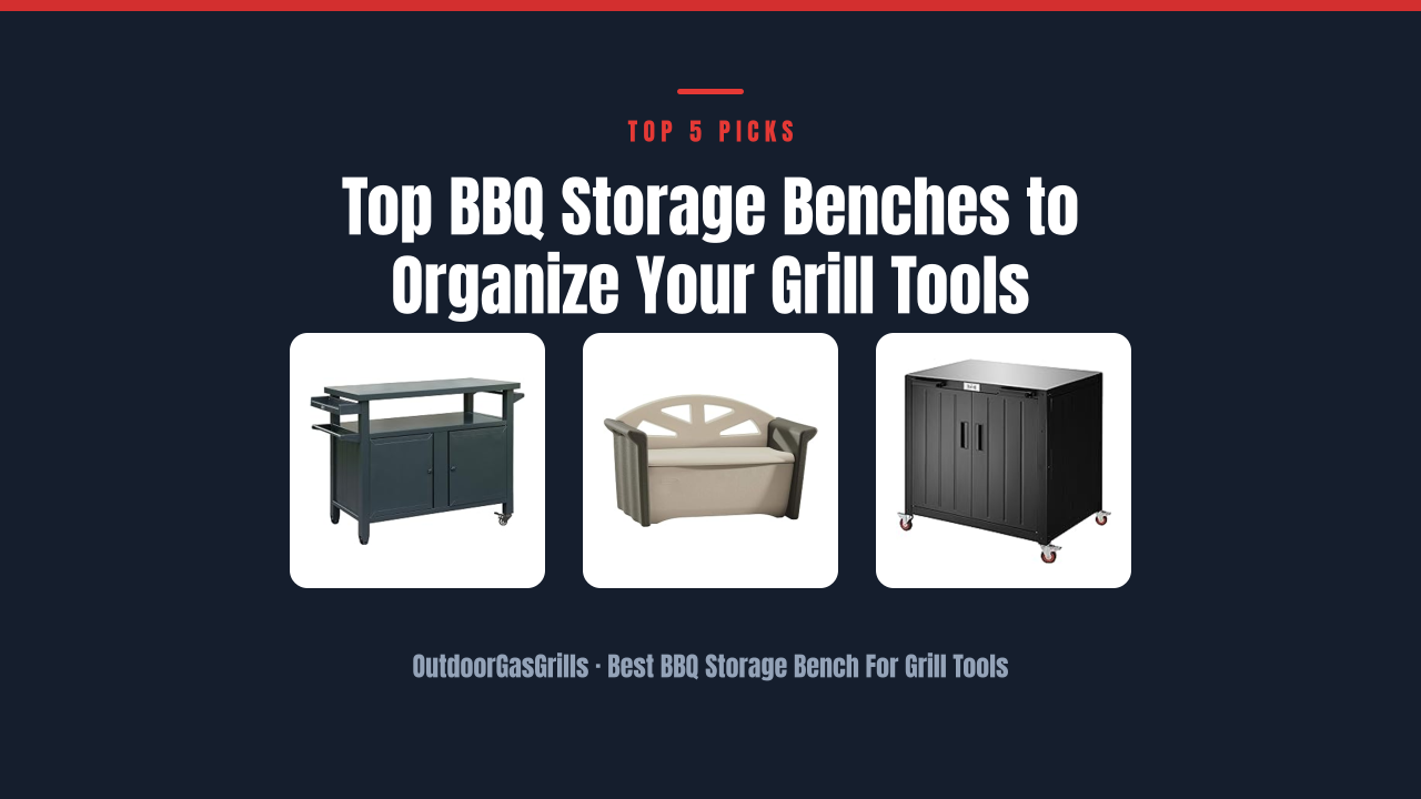 Top BBQ Storage Benches to Organize Your Grill Tools