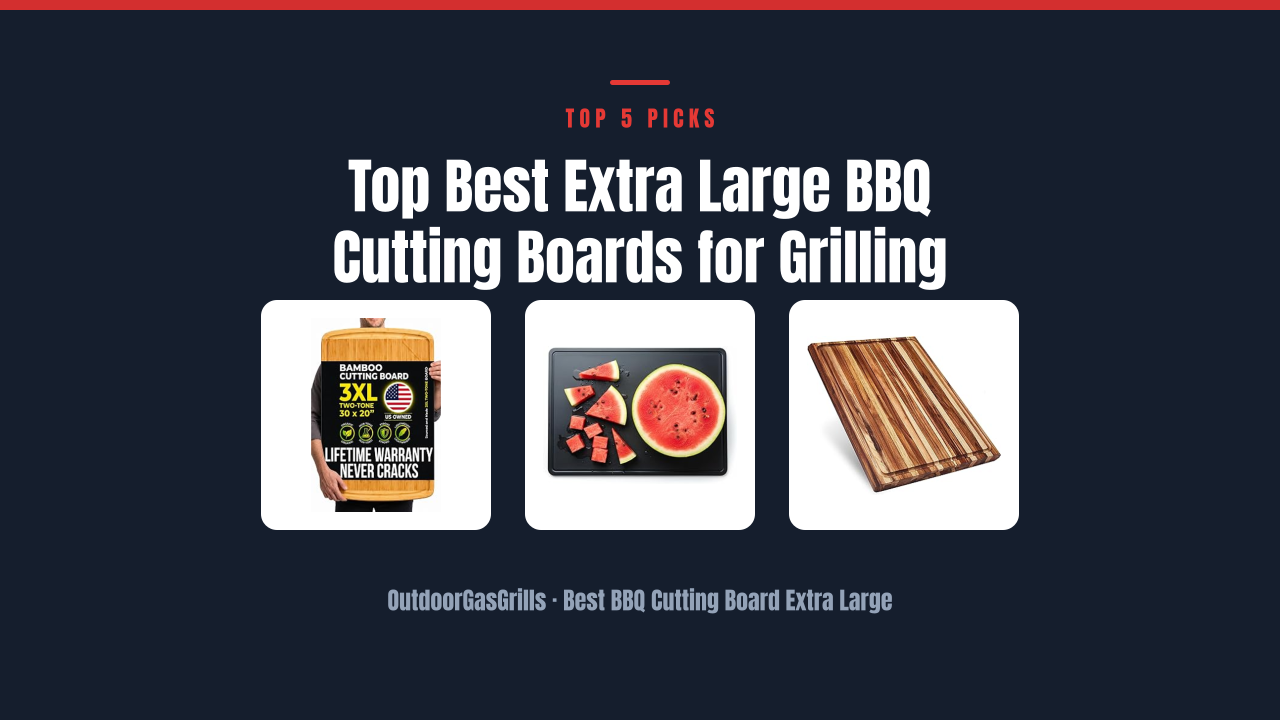 Top Best Extra Large BBQ Cutting Boards for Grilling