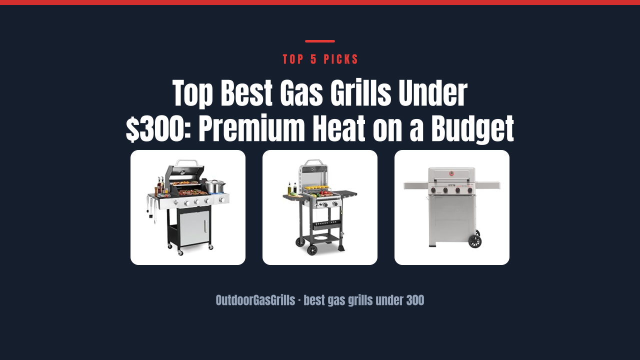 Top Best Gas Grills Under $300: Premium Heat on a Budget