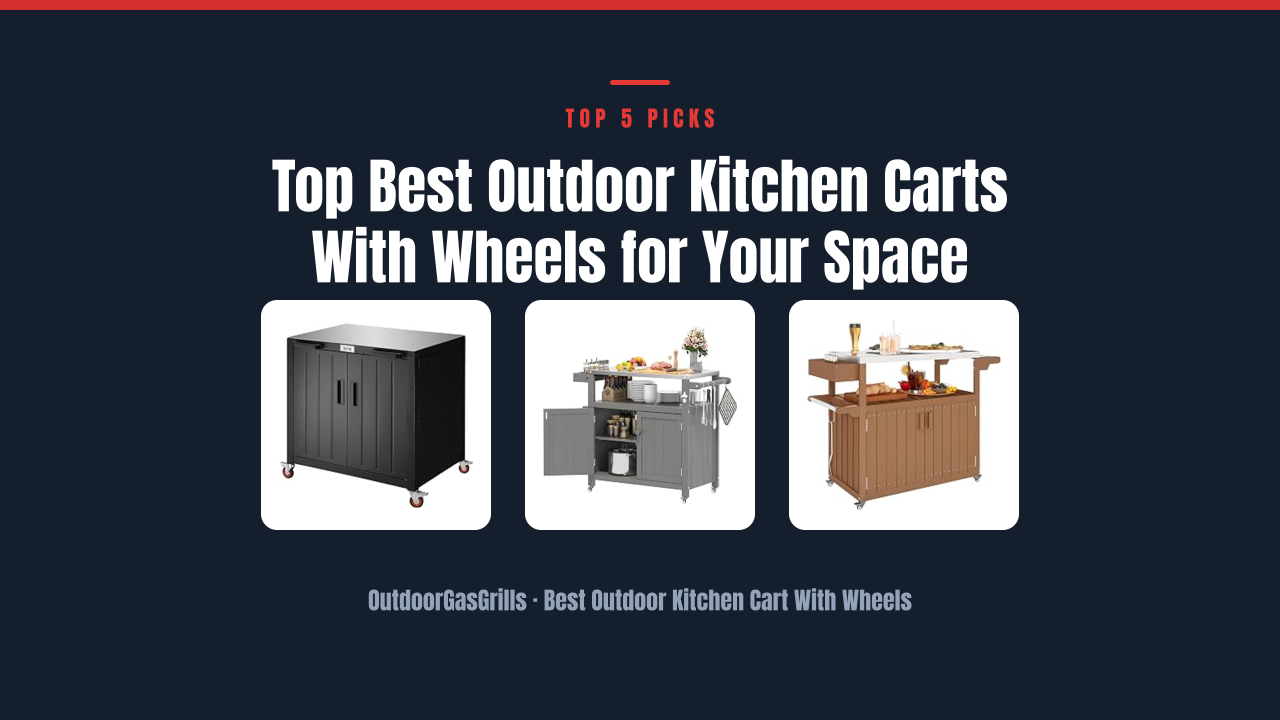 Top Best Outdoor Kitchen Carts With Wheels for Your Space