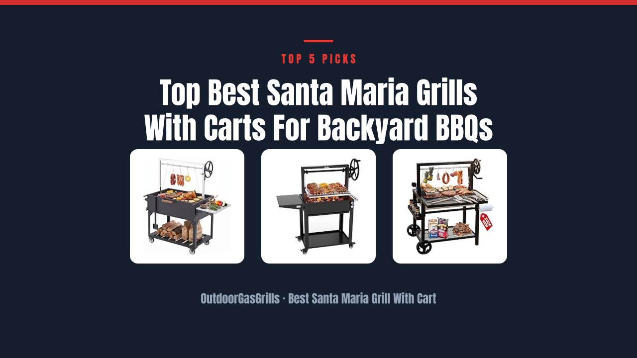 Top Best Santa Maria Grills With Carts For Backyard BBQs