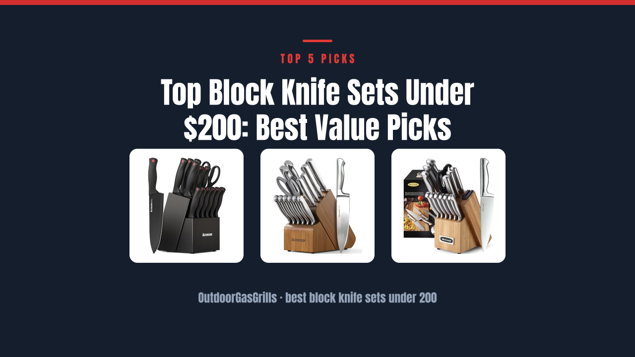 Top Block Knife Sets Under $200: Best Value Picks