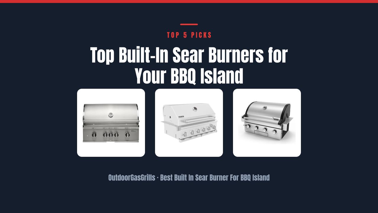 Top Built-In Sear Burners for Your BBQ Island