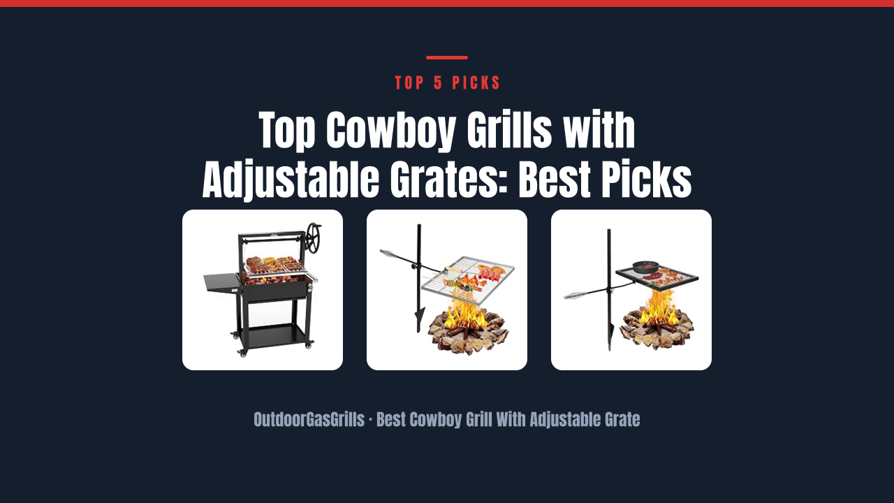 Top Cowboy Grills with Adjustable Grates: Best Picks