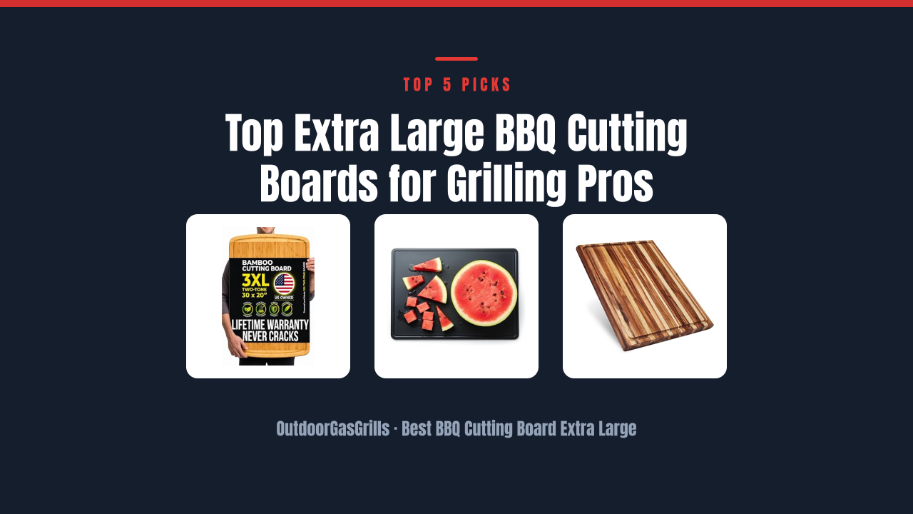 Top Extra Large BBQ Cutting Boards for Grilling Pros