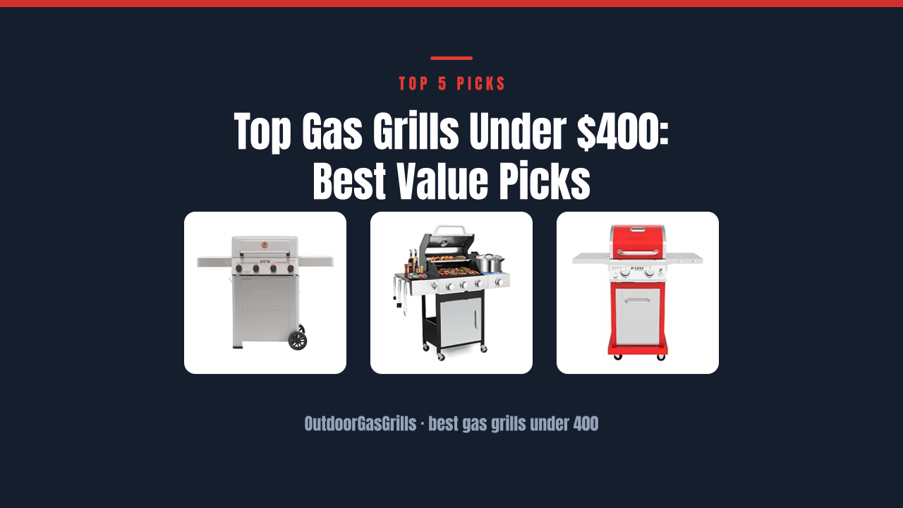 Top Gas Grills Under $400: Best Value Picks