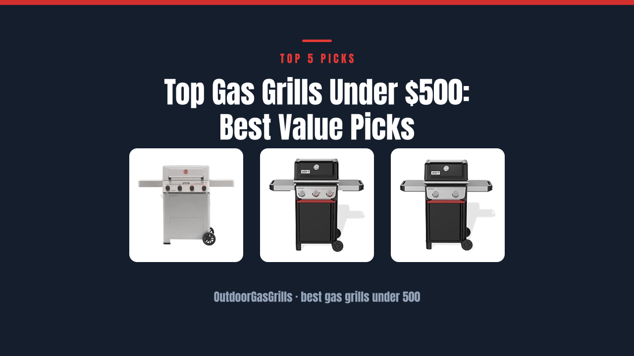 Top Gas Grills Under $500: Best Value Picks