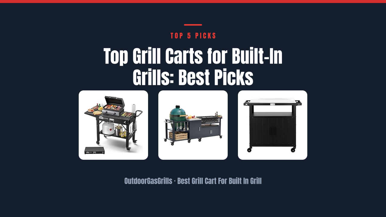Top Grill Carts for Built-In Grills: Best Picks