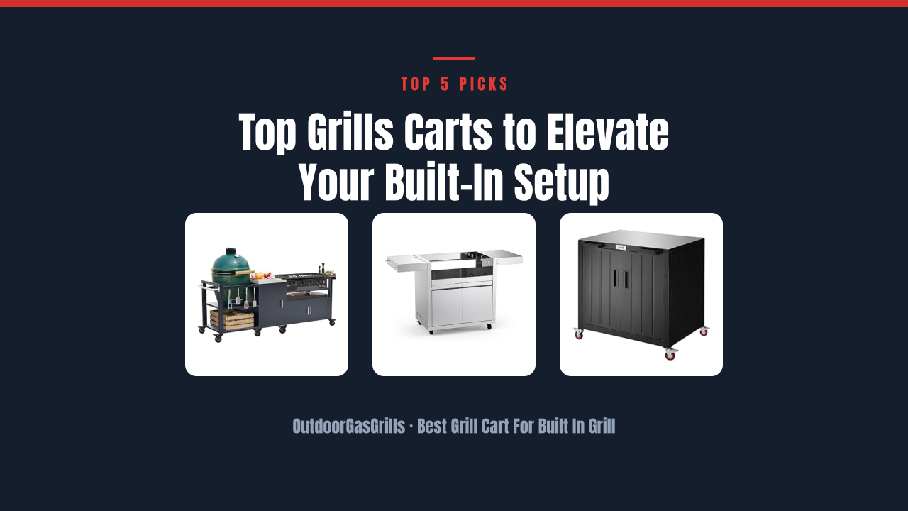 Top Grills Carts to Elevate Your Built-In Setup