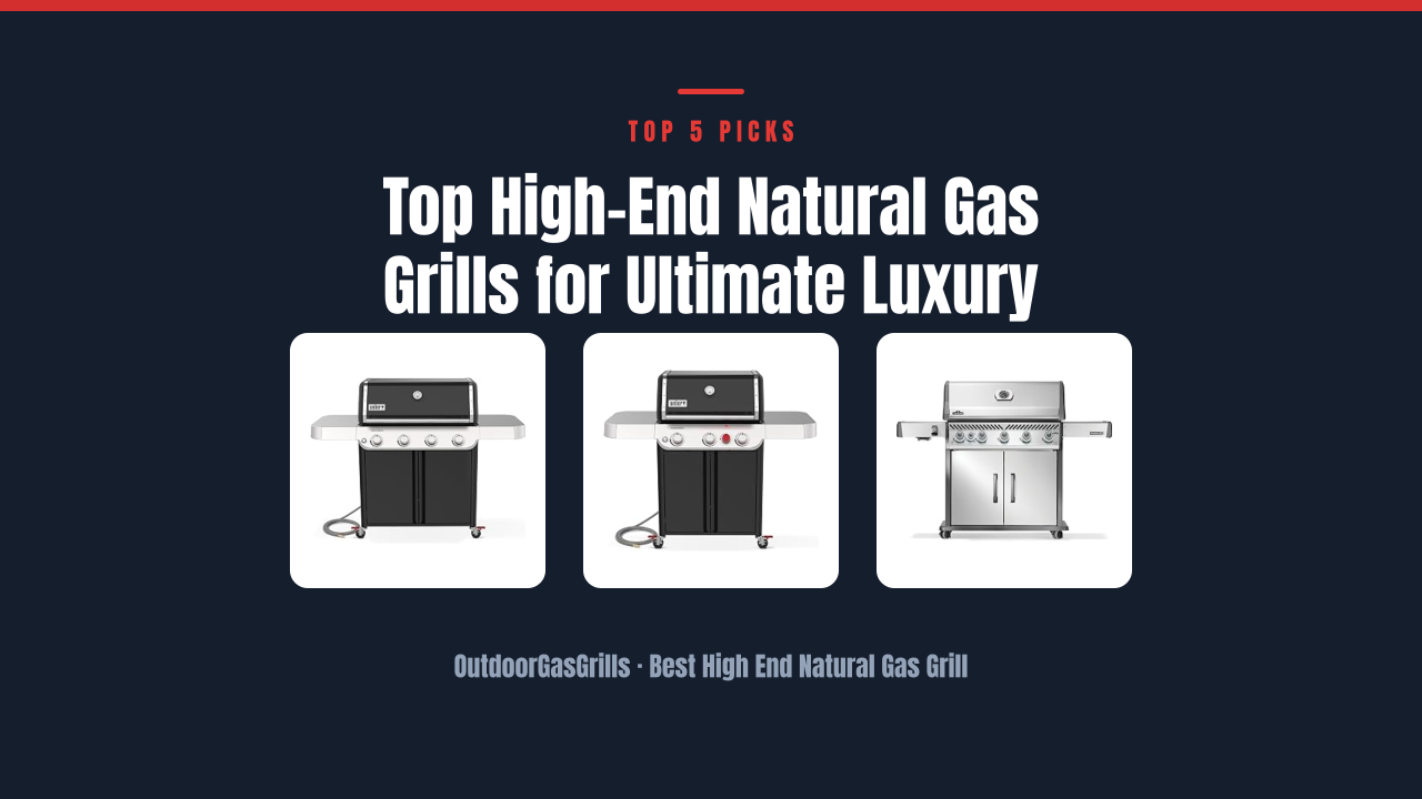 Top High-End Natural Gas Grills for Ultimate Luxury