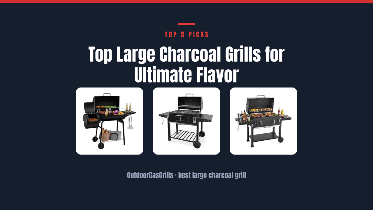 Top Large Charcoal Grills for Ultimate Flavor